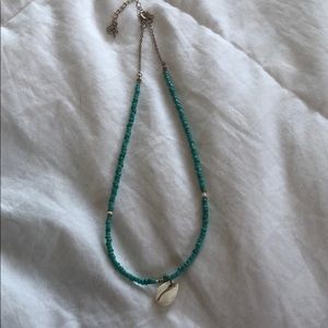 Turquoise shell necklace